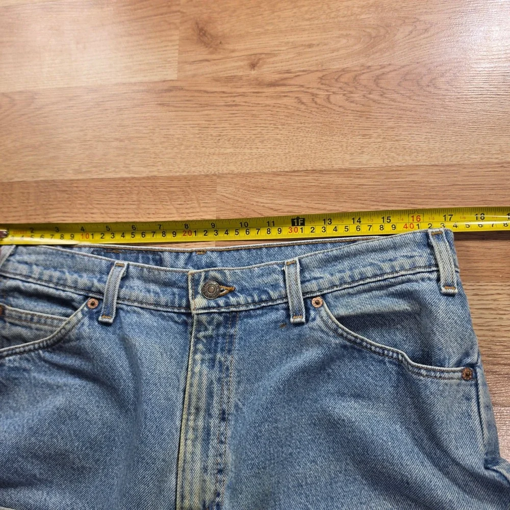 Levi's 560 Jeans Mens 34x34 Light Wash Orange Tab Loose Fit Tapered Leg Vintage